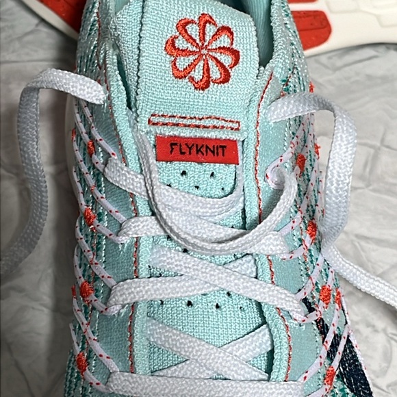 Nike ZOOMX Pegasus Turbo Next Nature FLYKNIT running shoe size 9 NWOT color Jade - Picture 8 of 14